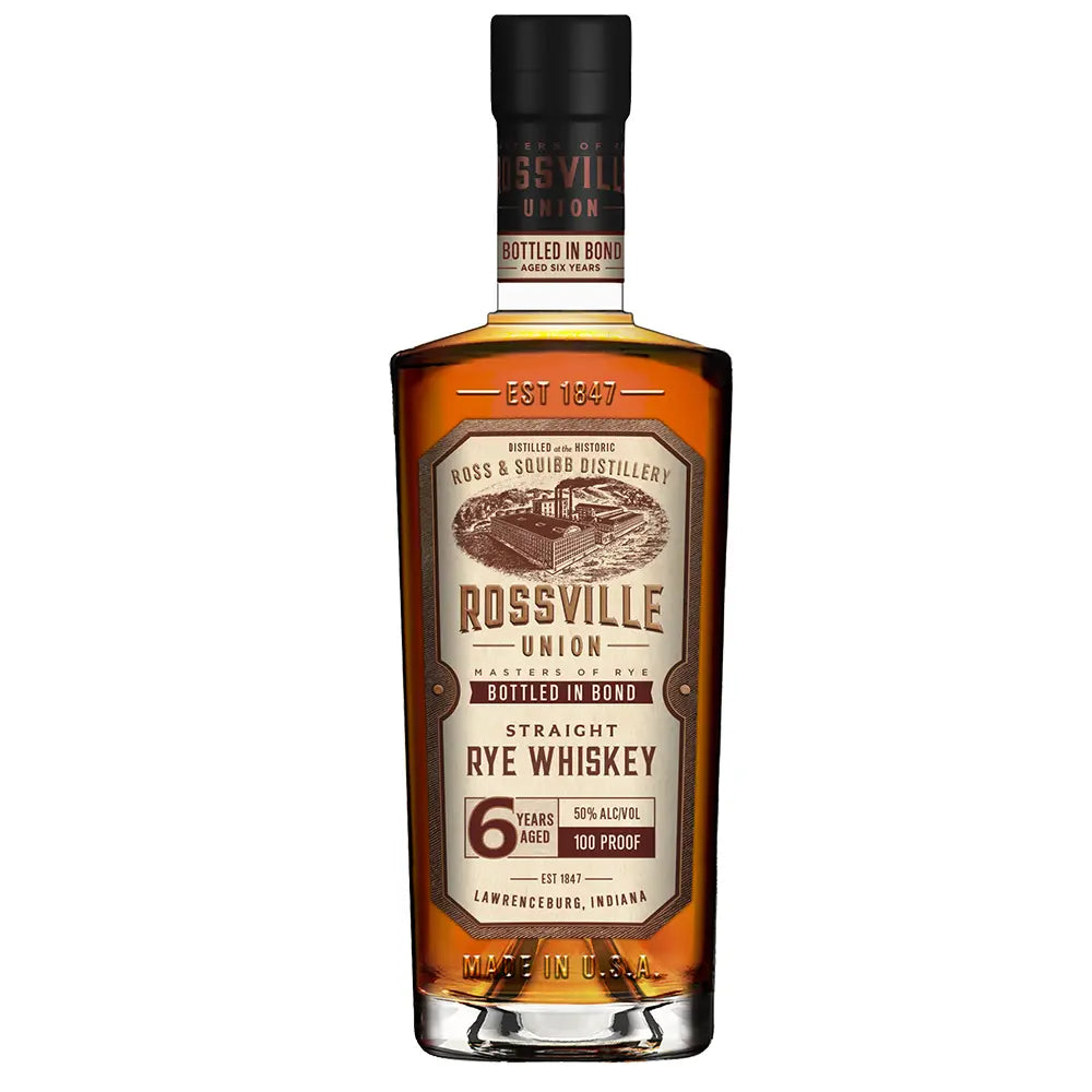 ROSSVILLE BOTTLED IN BOND STRAIGHT RYE WHISKEY