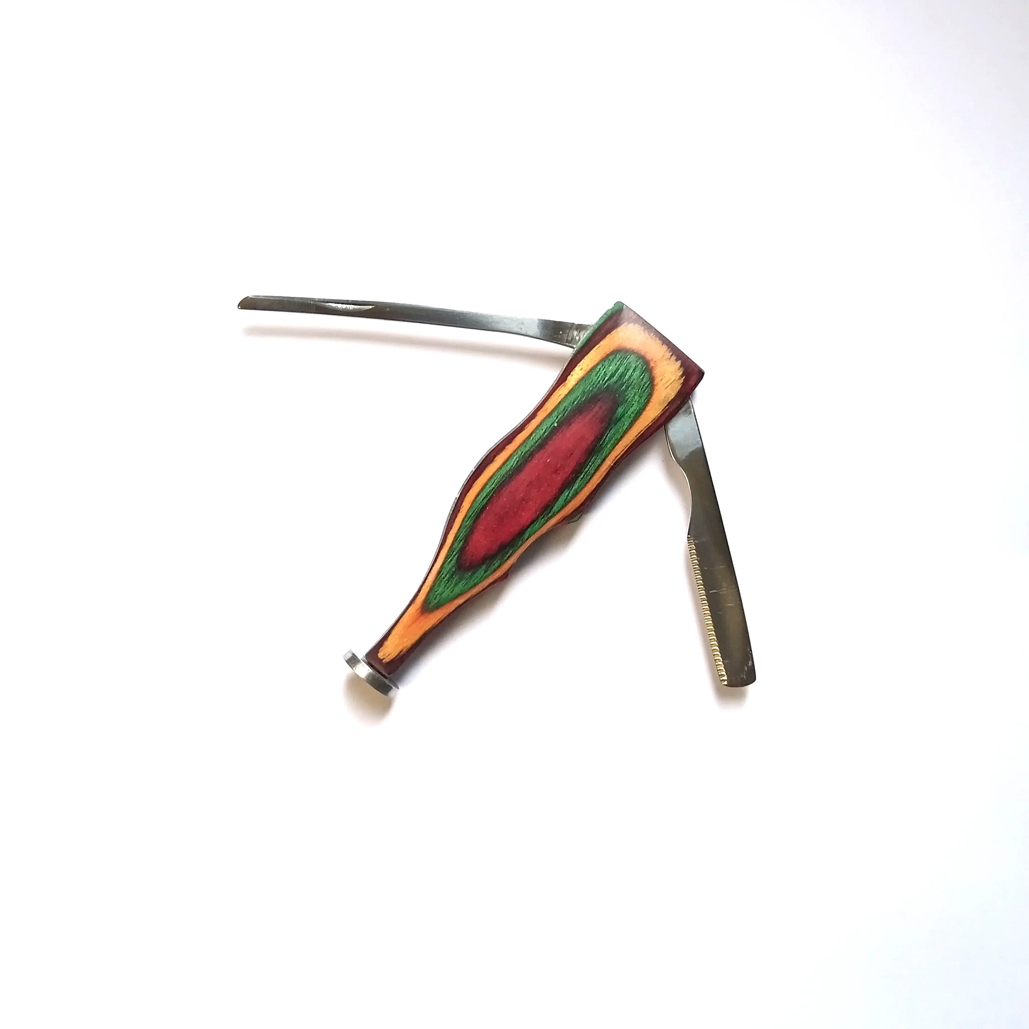 PIGINO/CURAPIPE "BOTTIGLIA" LEGNO MULTICOLORE