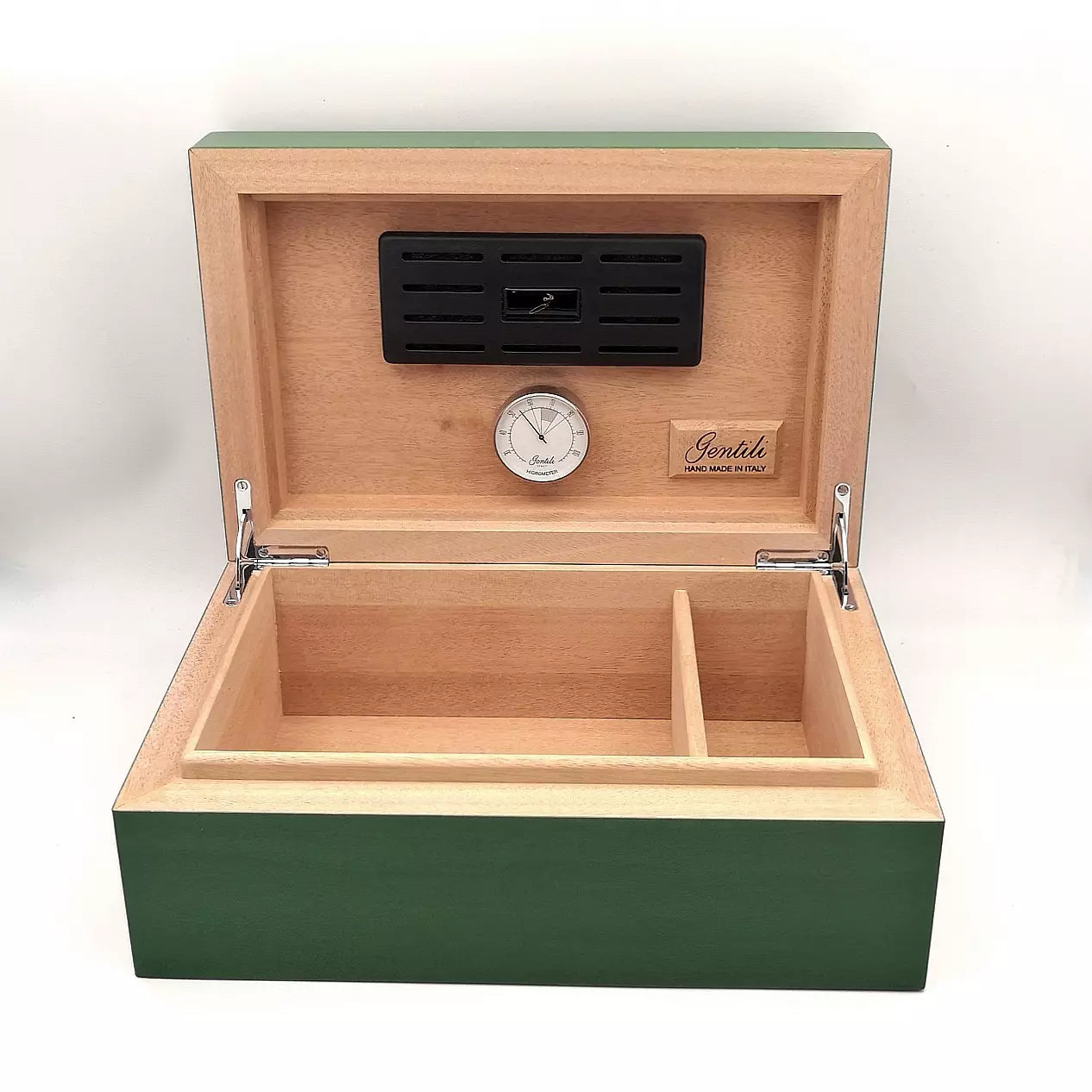 HUMIDOR PER SIGARI LACCATO VERDE