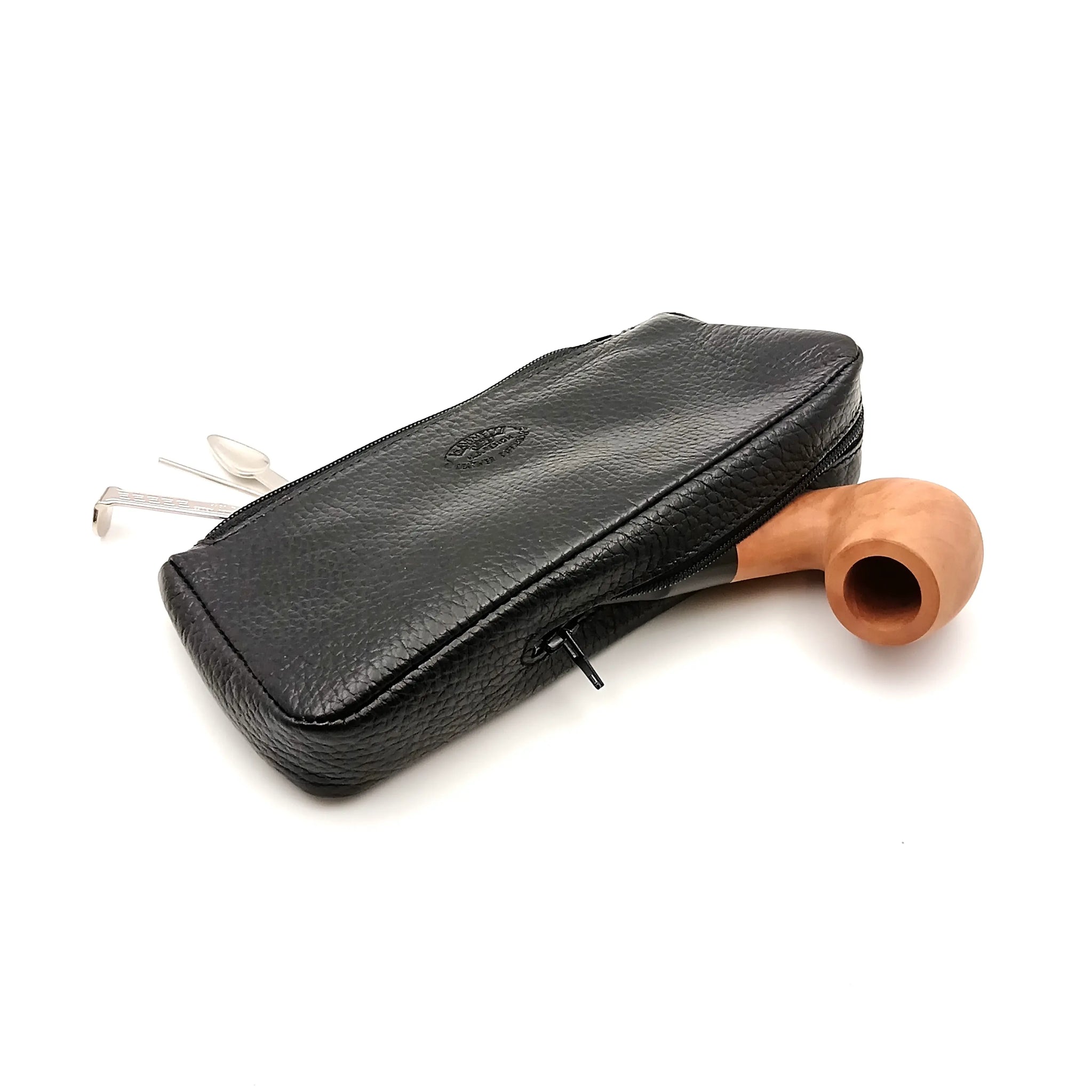 BORSA TABACCO E 1 PIPA NERA SAVINELLI