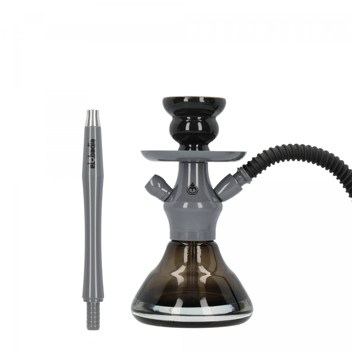 NARGHILE' SHISHA EL BADIA XS GRIGIO